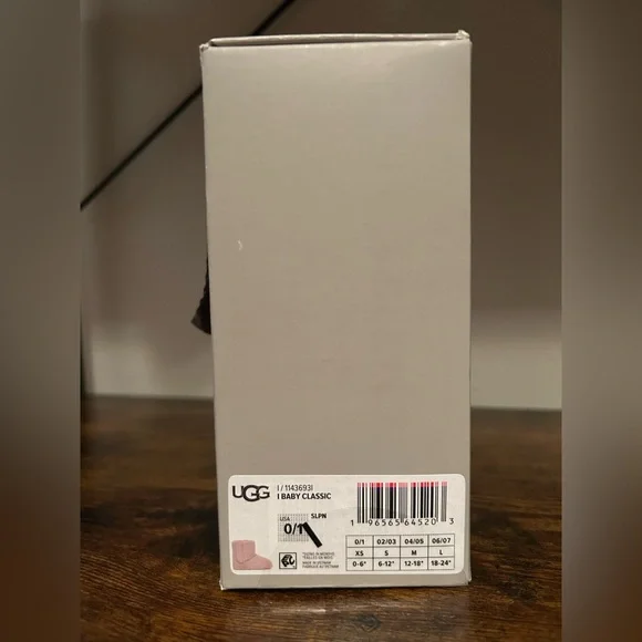 UGG Baby Classic Pink Booties - Picture 3 of 5